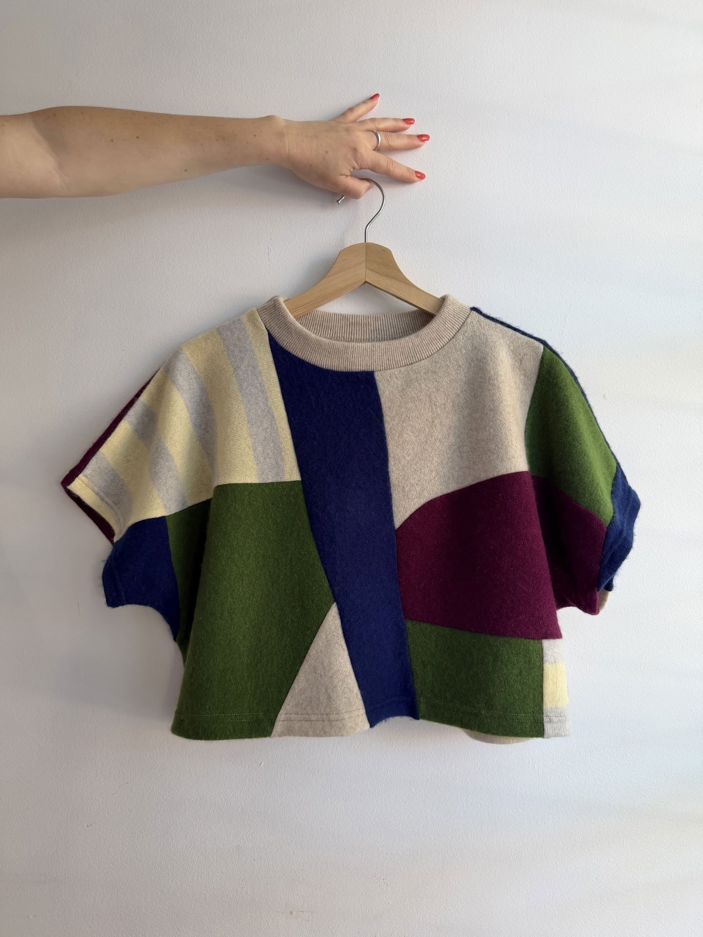 Playground Cashmere Sleeveless Tee - Upcycled 100% Cashmere