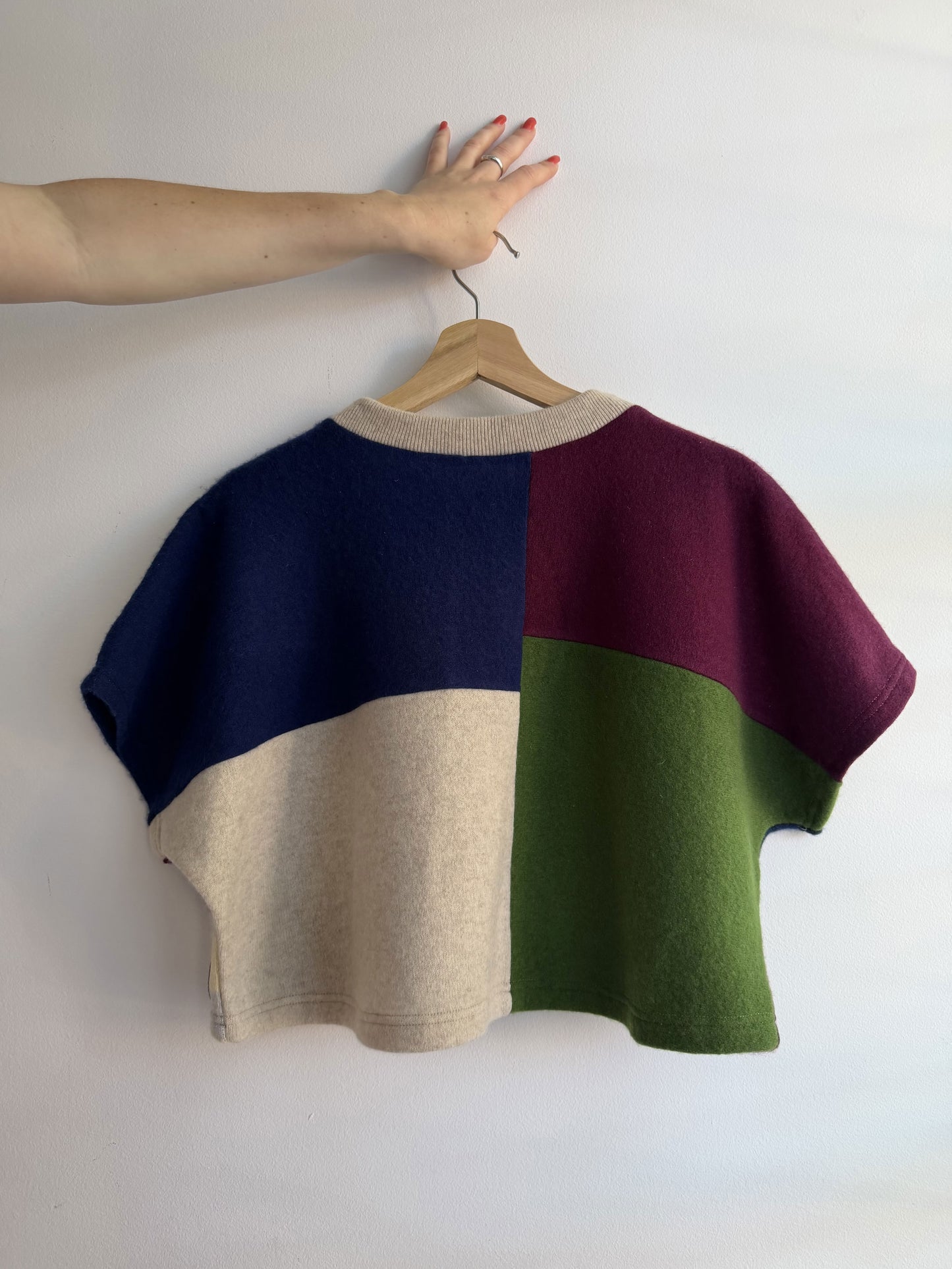 Playground Cashmere Sleeveless Tee - Upcycled 100% Cashmere