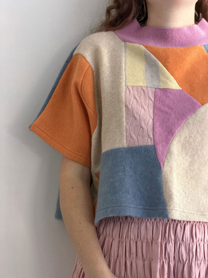 Creamsicles Cashmere Tee - Upcycled 100% Cashmere