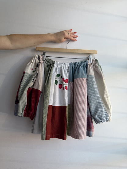 Very Berry Patchwork Picnic Top