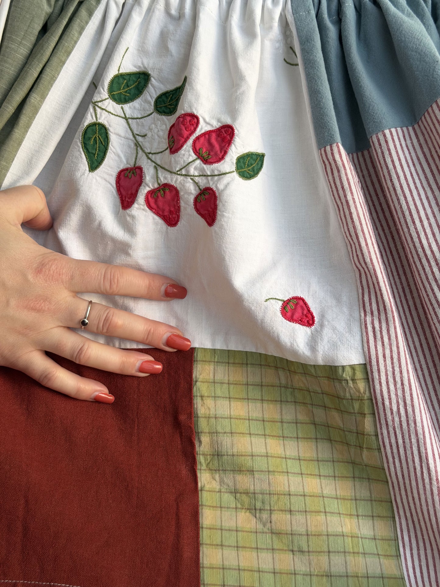 Very Berry Patchwork Picnic Top