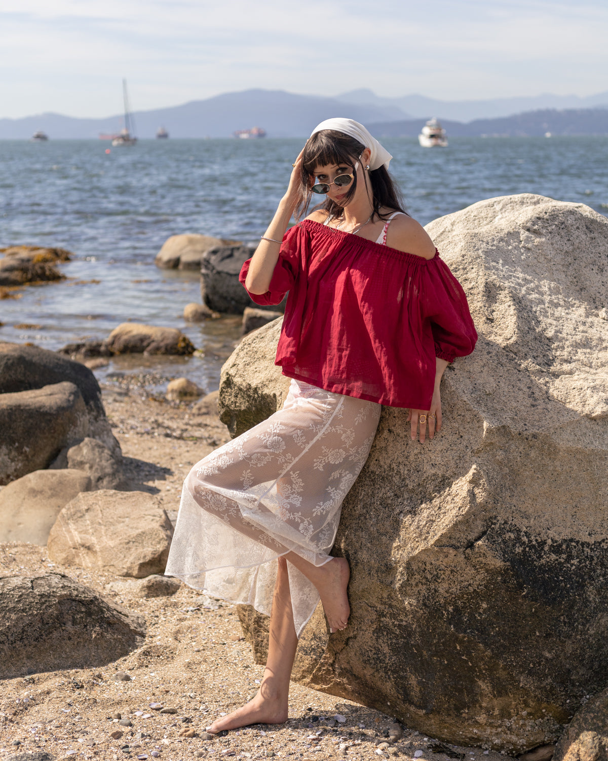 Cotton Gauze Picnic Top