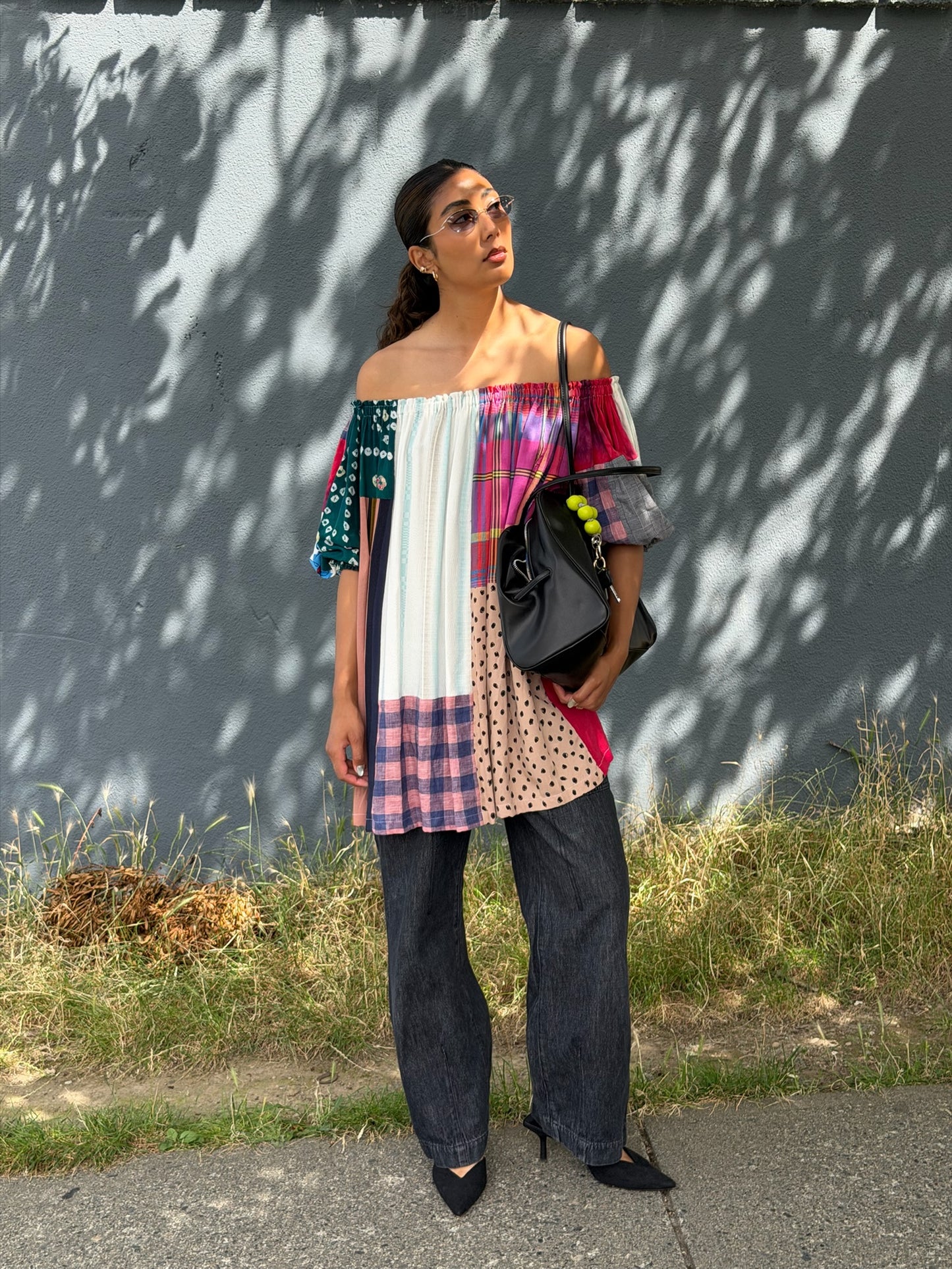 All Over Prints Patchwork Picnic Dress