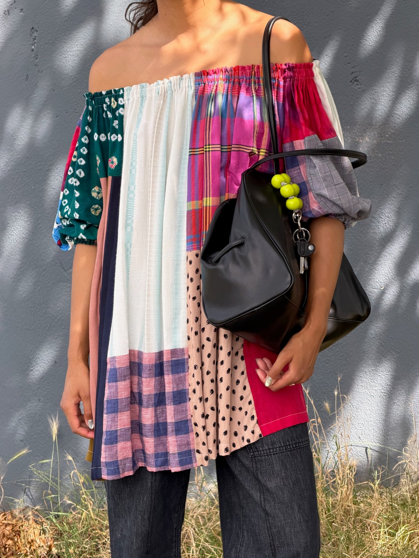 All Over Prints Patchwork Picnic Dress