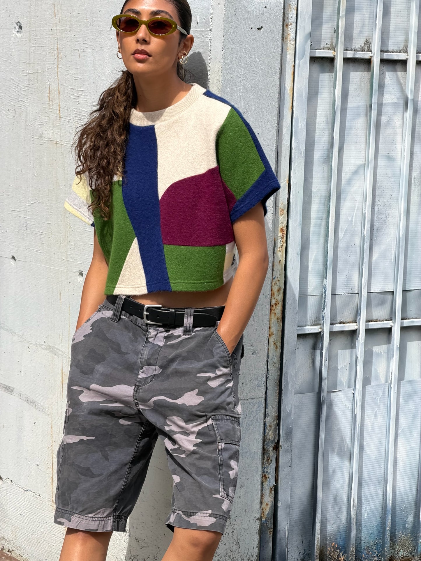 Playground Cashmere Sleeveless Tee - Upcycled 100% Cashmere