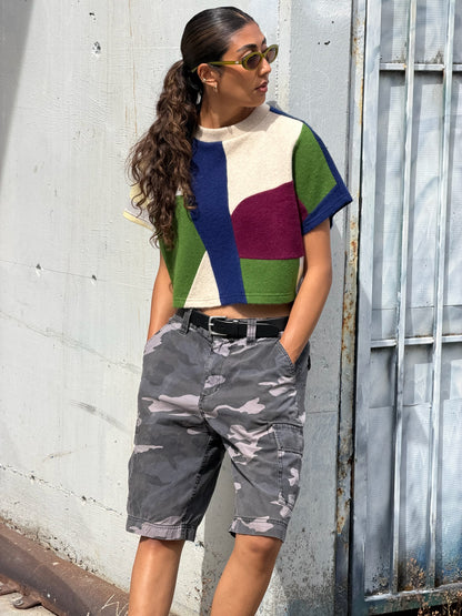 Playground Cashmere Sleeveless Tee - Upcycled 100% Cashmere