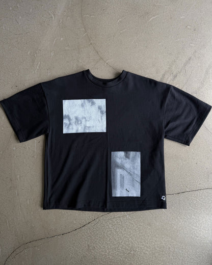 Black T-Shirt with Original Screen Print Photography by Laura Clark