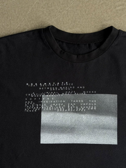 Black T-Shirt with Original Screen Print Photography by Laura Clark