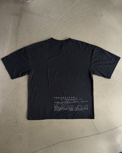 Black T-Shirt with Original Screen Print Photography by Laura Clark