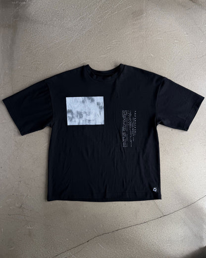 Black T-Shirt with Original Screen Print Photography by Laura Clark