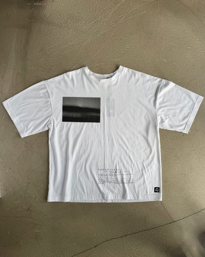 White Solid Cotton Crew T-Shirt