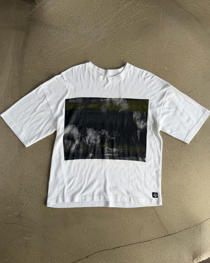 White T-Shirt with Original Screen Print Photography by Laura Clark