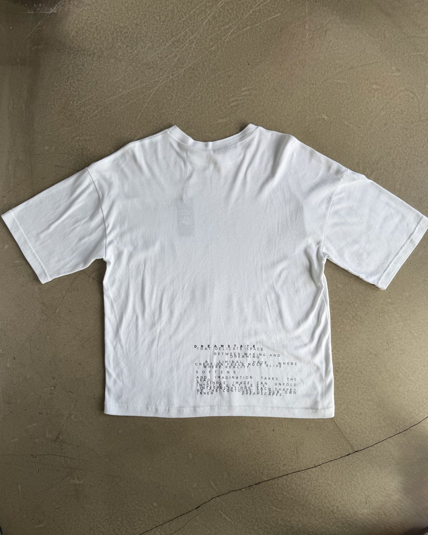 White T-Shirt with Original Screen Print Photography by Laura Clark