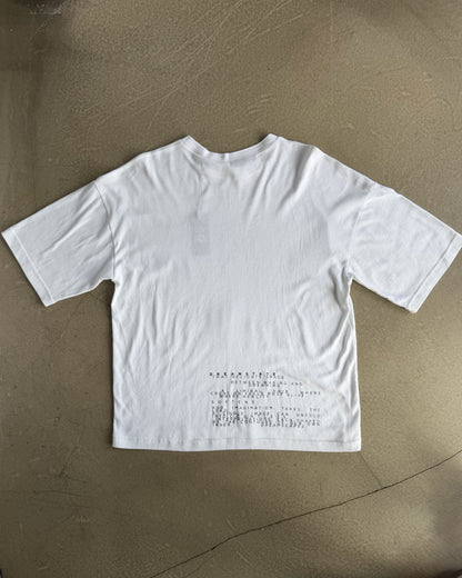 White T-Shirt with Original Screen Print Photography by Laura Clark