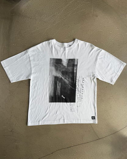 White T-Shirt with Original Screen Print Photography by Laura Clark