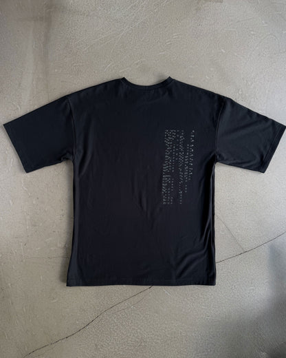 Black T-Shirt with Original Screen Print Photography by Laura Clark