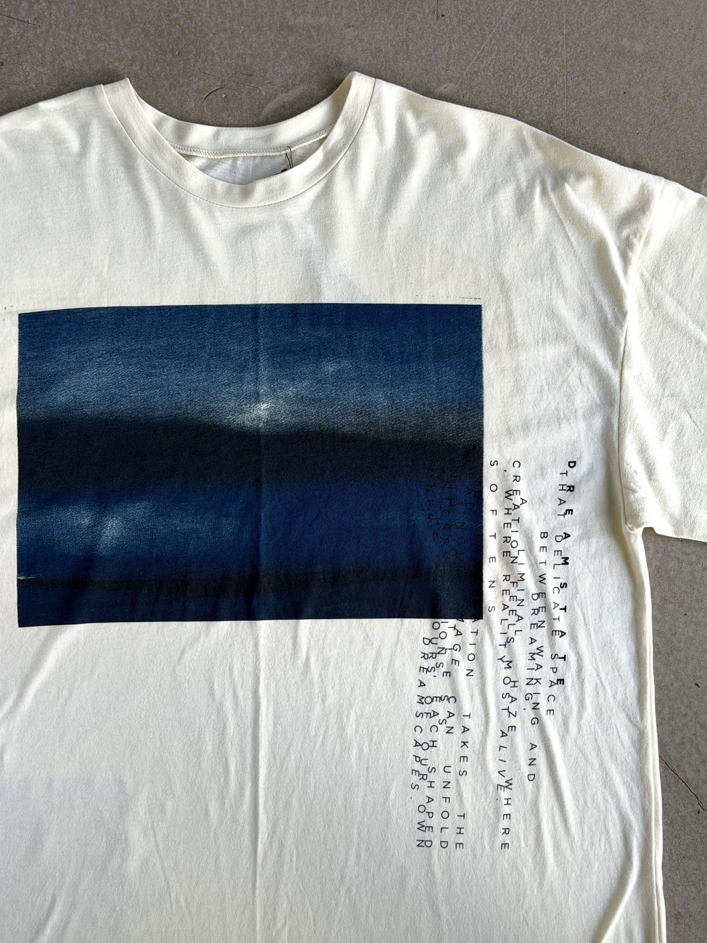 Butter Yellow T-Shirt with Original Screen Print Photography by Laura Clark