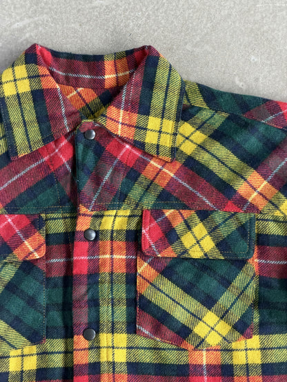Red Wool Plaid Jacket