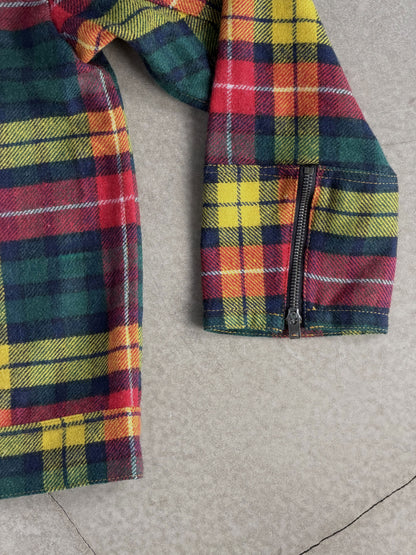Red Wool Plaid Jacket