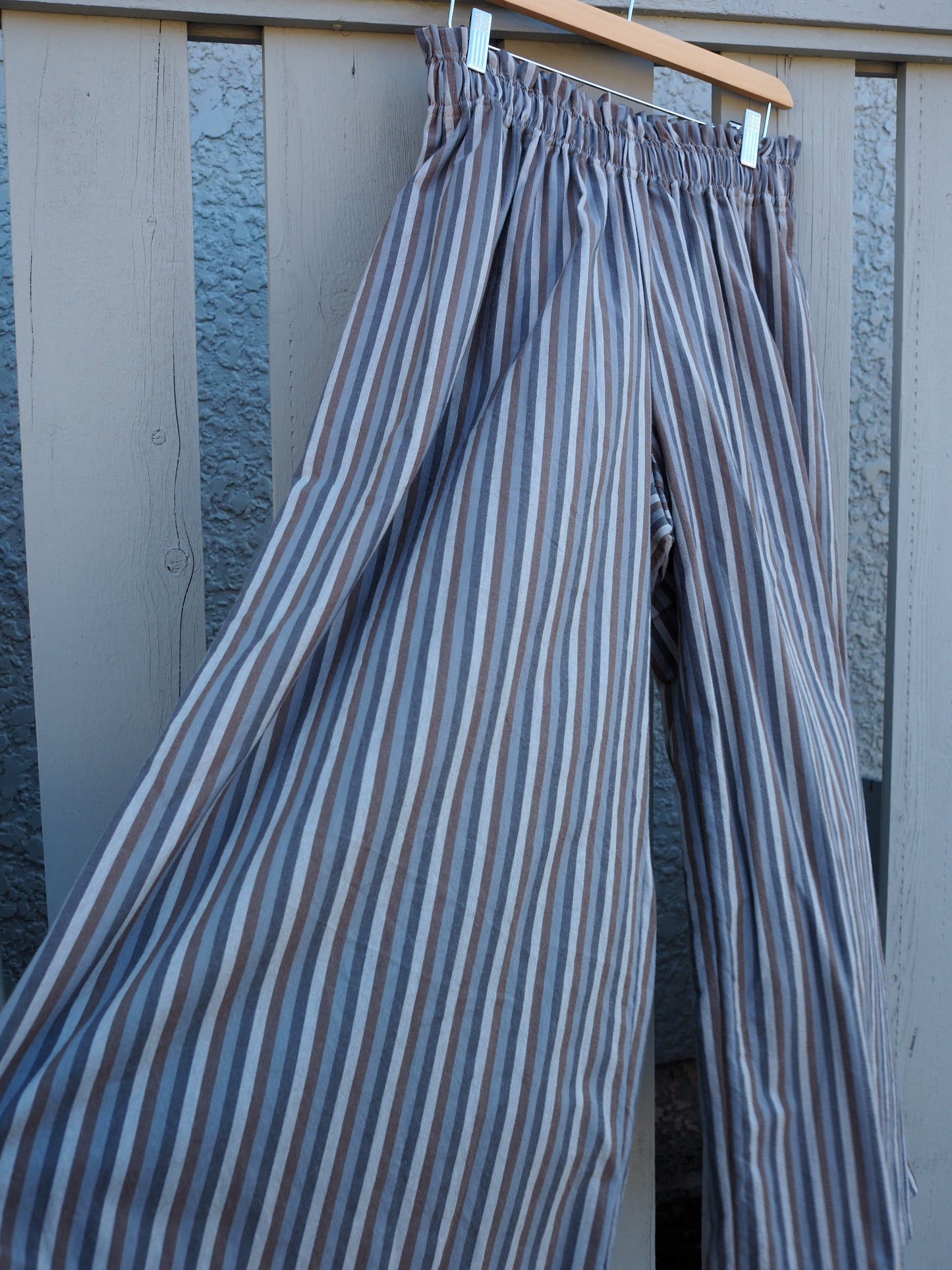 Comfy Stripes Wide Leg Pant M