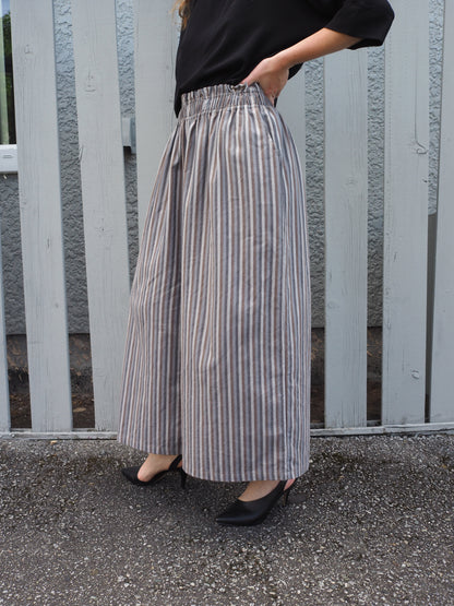 Comfy Stripes Wide Leg Pant M