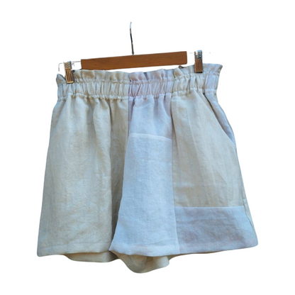 Linen Spring Patchwork Short