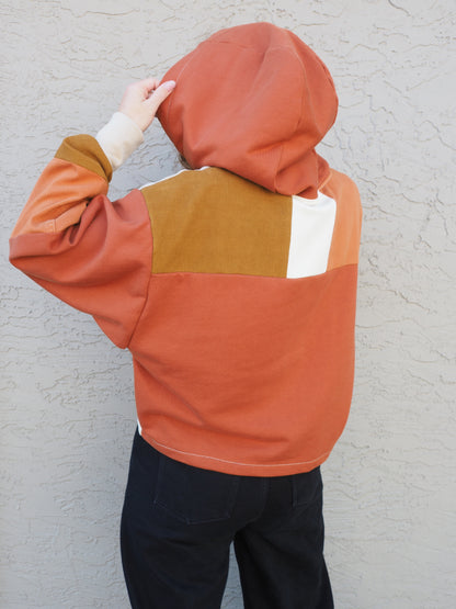 Fall Leaves Cropped Hoodie