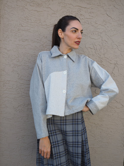 Clouds Cropped Jacket M