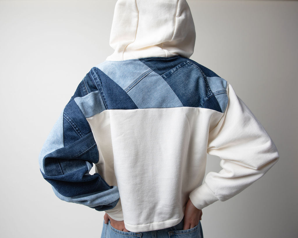 Bunny Cropped Hoodie
