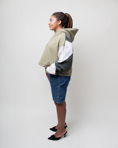 Fresh Morning Cropped Hoodie