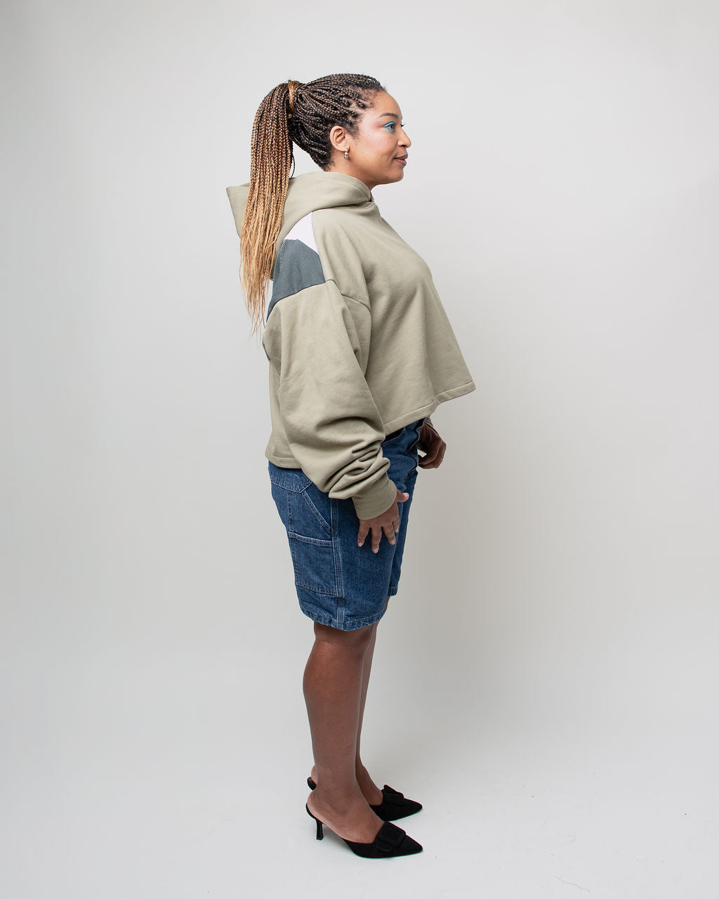 Fresh Morning Cropped Hoodie