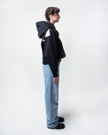 Soft Tones Cropped Hoodie