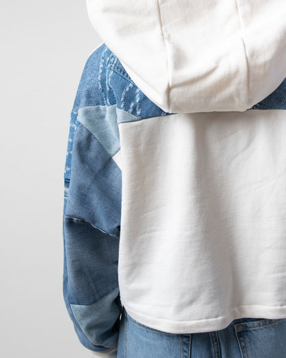 BB Blue Cropped Hoodie