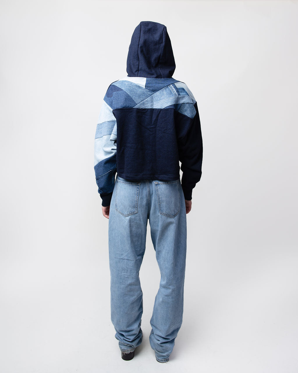 Blues Cropped Hoodie