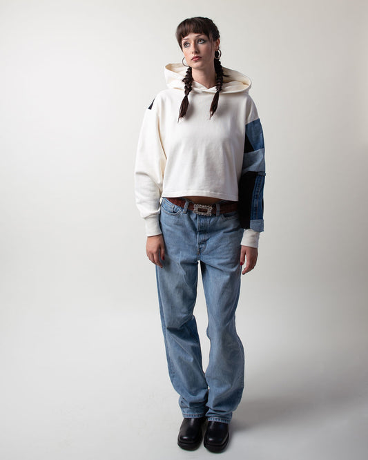 Morpho Cropped Hoodie