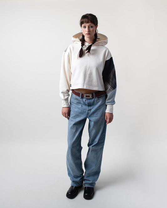 Grey Days Cropped Hoodie