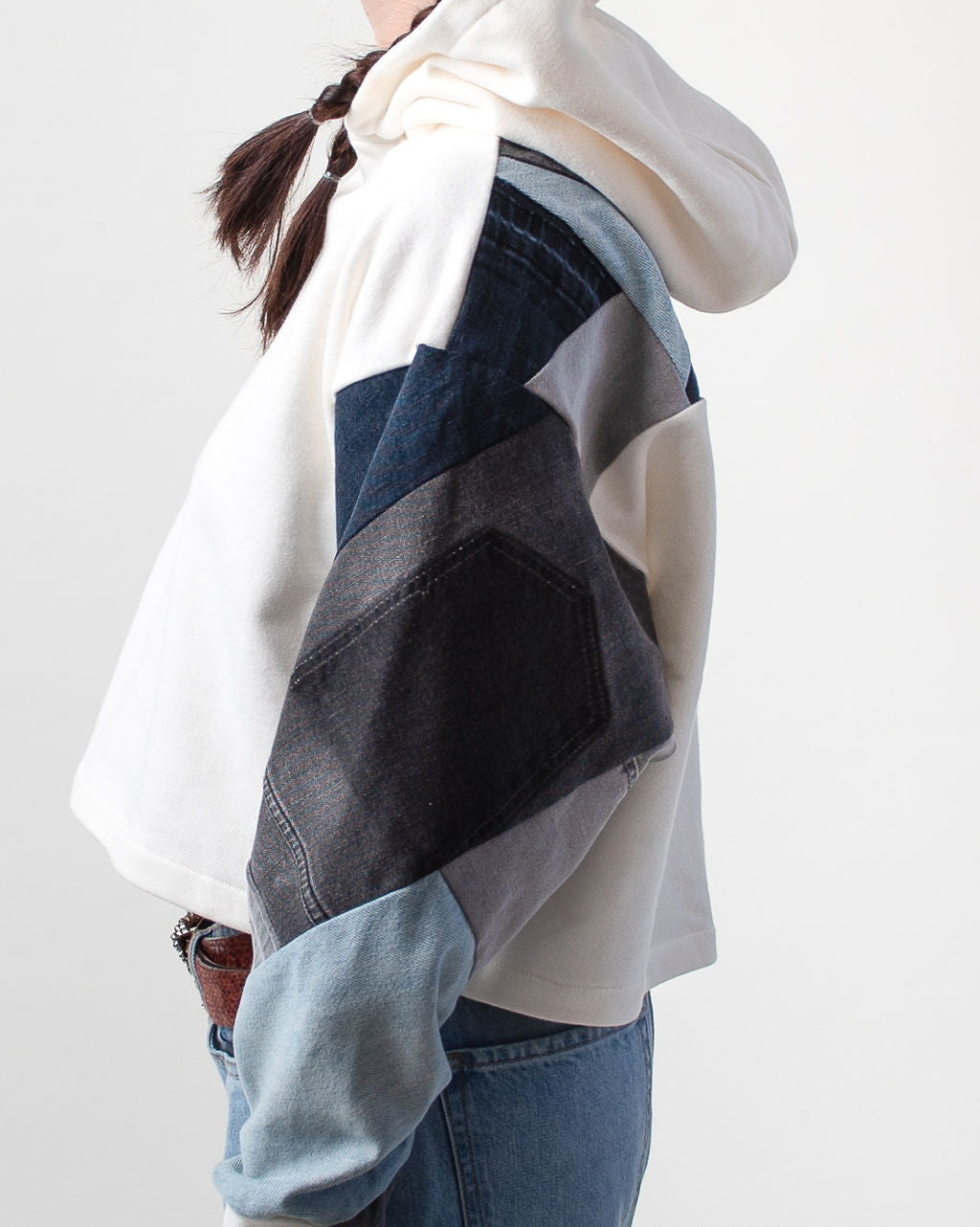 Grey Days Cropped Hoodie