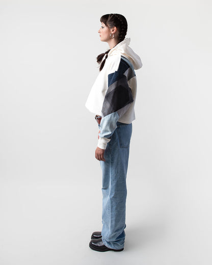 Grey Days Cropped Hoodie