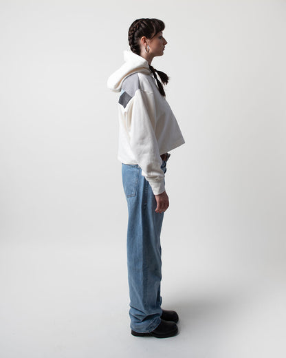 Grey Days Cropped Hoodie