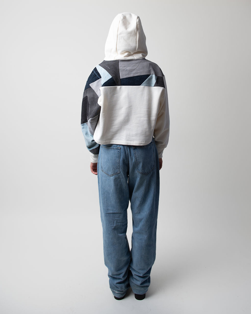 Grey Days Cropped Hoodie
