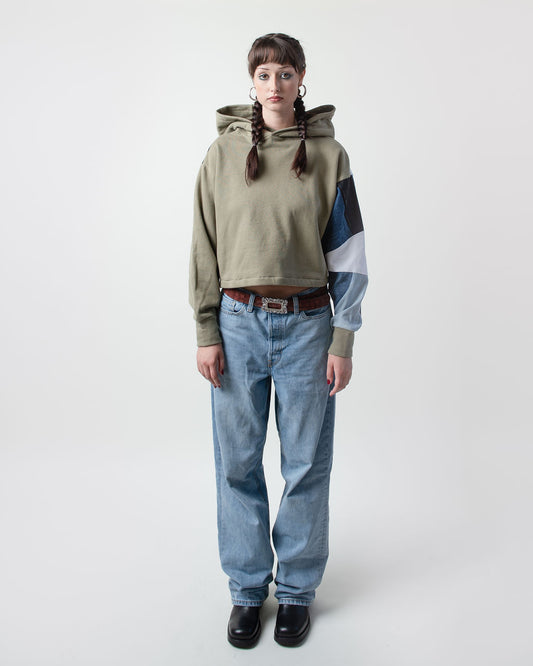 Olives Cropped Hoodie