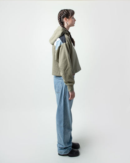Olives Cropped Hoodie