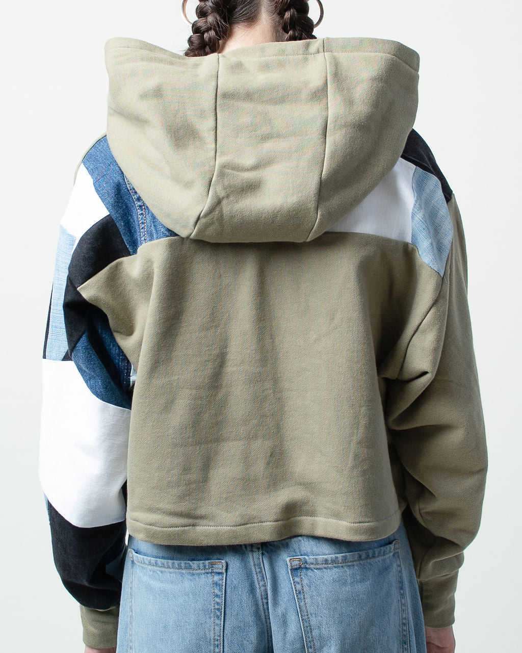 Olives Cropped Hoodie