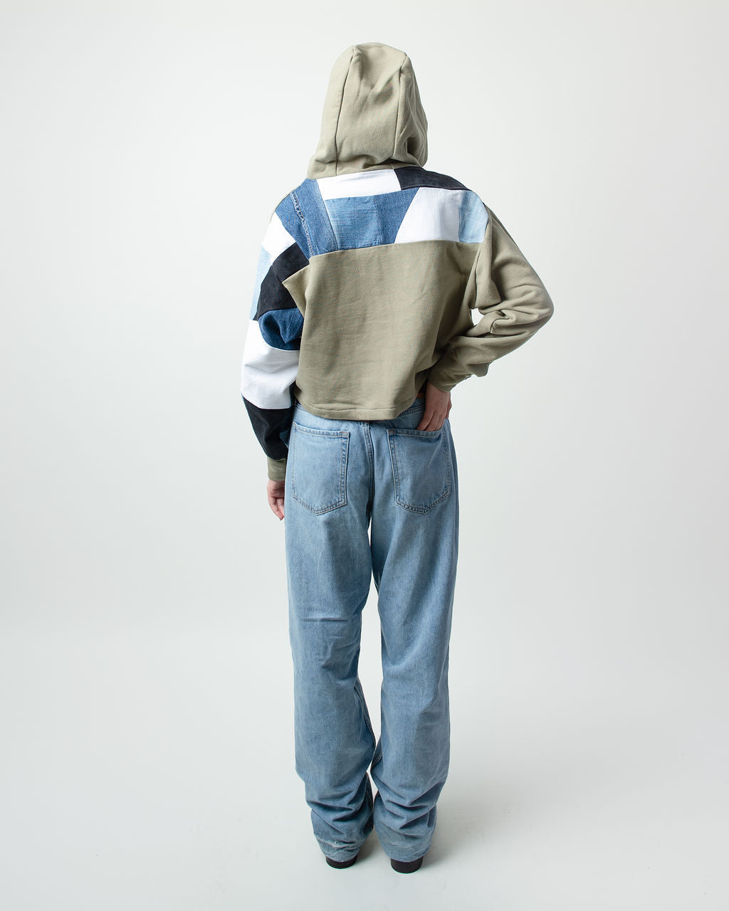 Olives Cropped Hoodie
