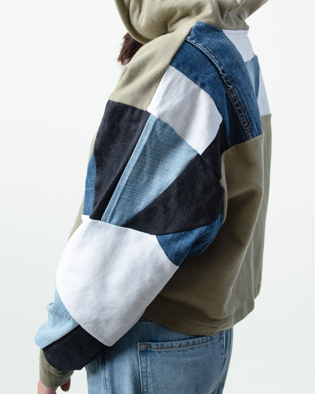 Olives Cropped Hoodie