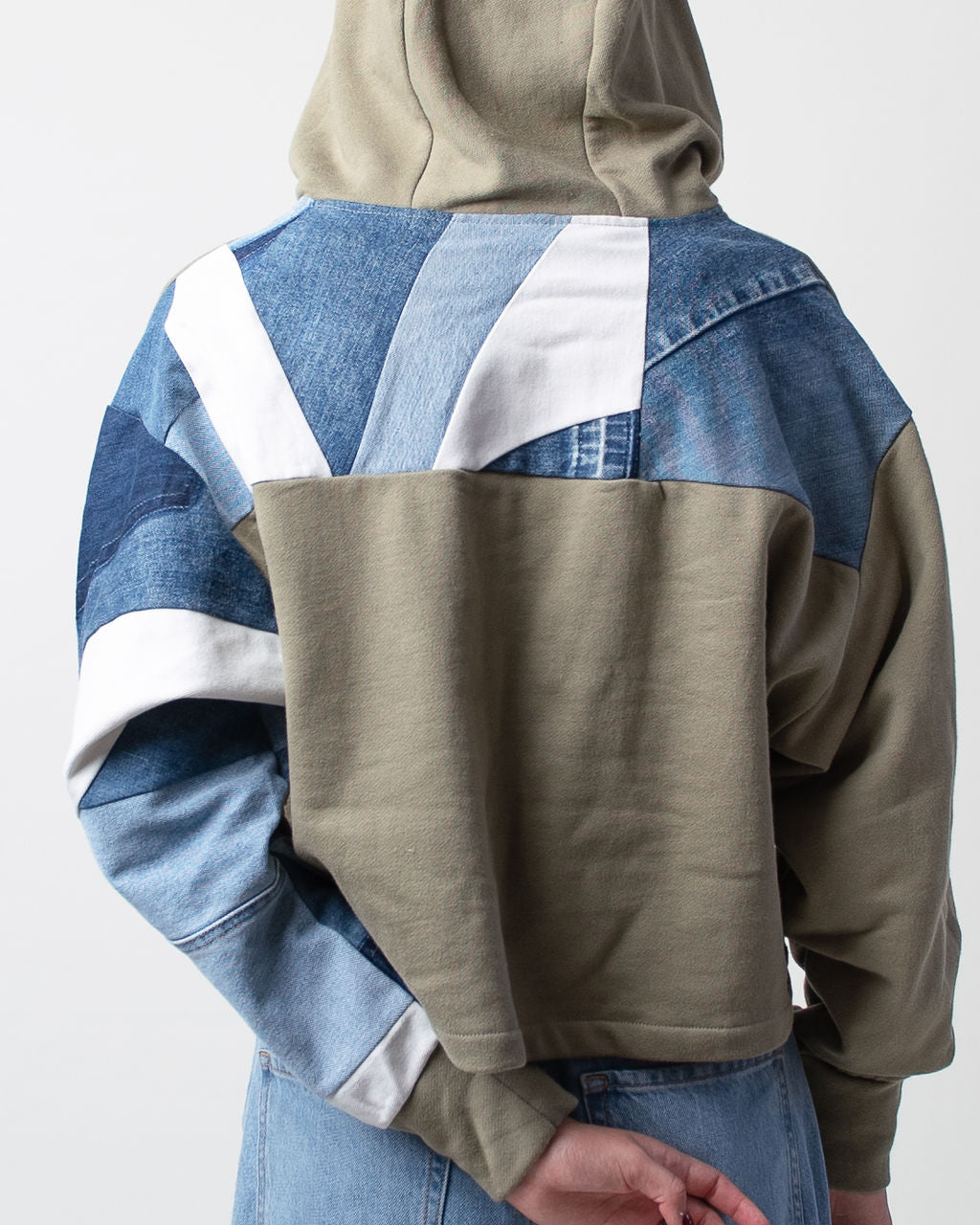 Glaciers Cropped Hoodie