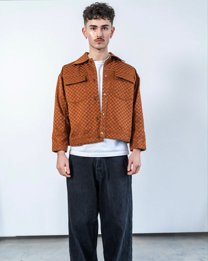Brown Checkers Jacket