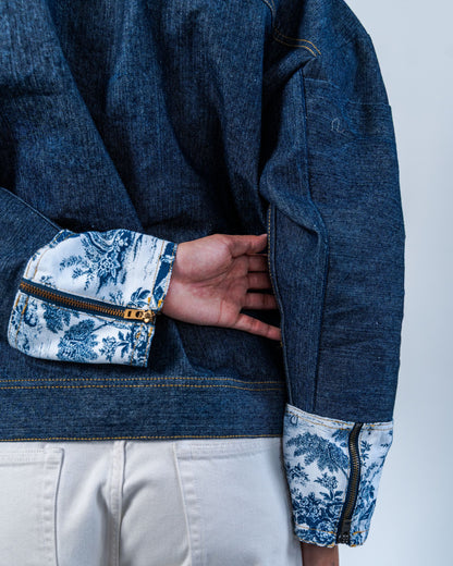 Raw Denim with Toile Jacket