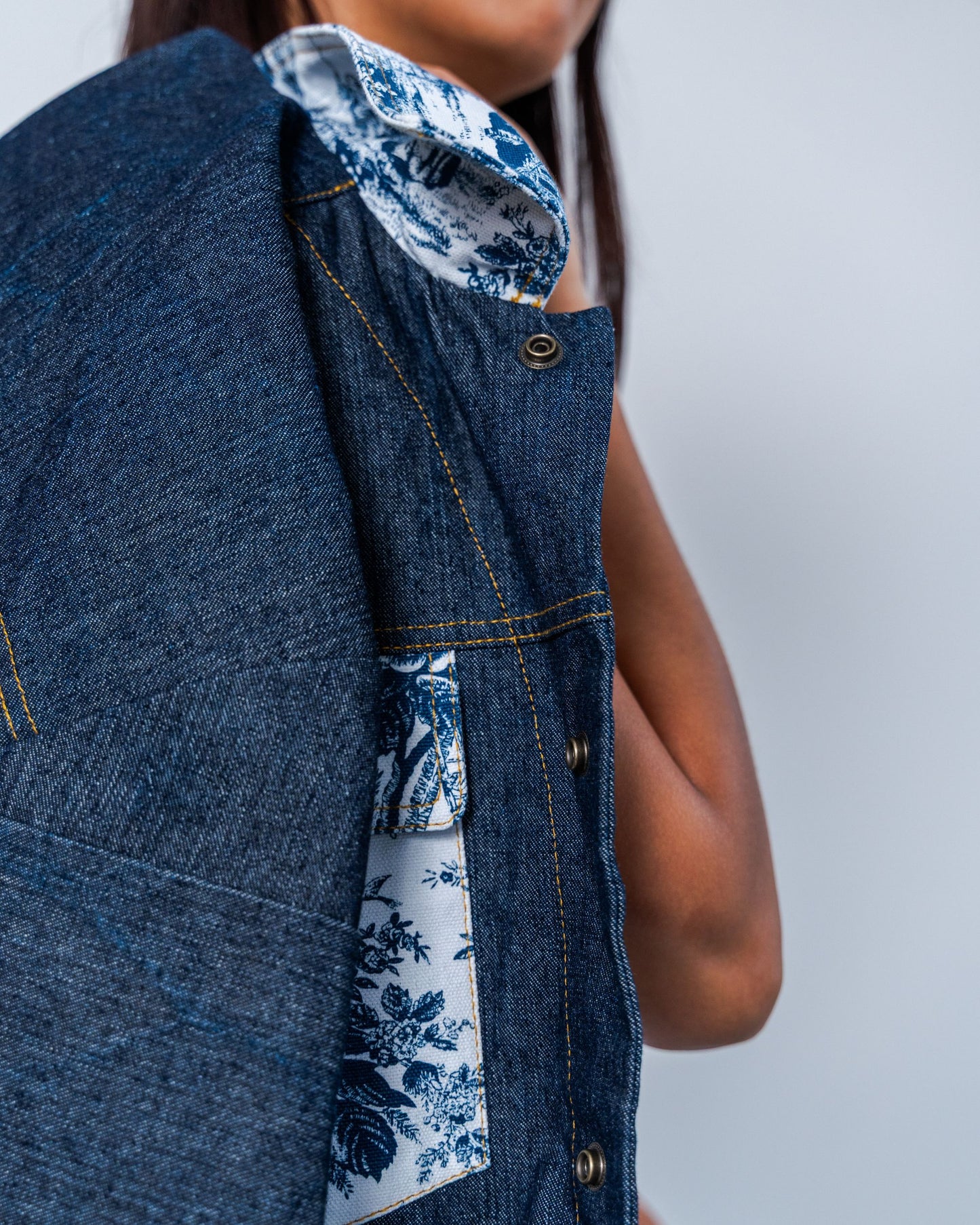 Raw Denim with Toile Jacket