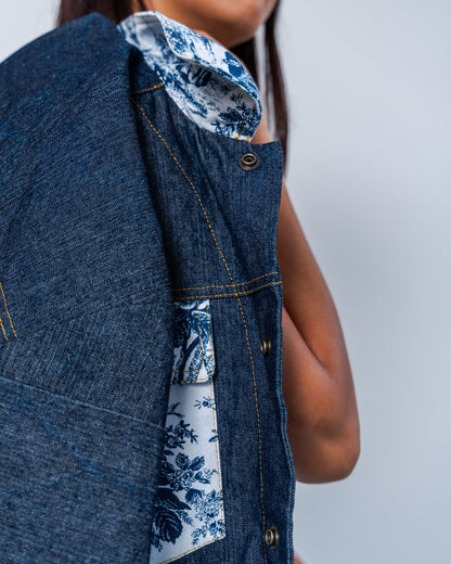 Raw Denim with Toile Jacket